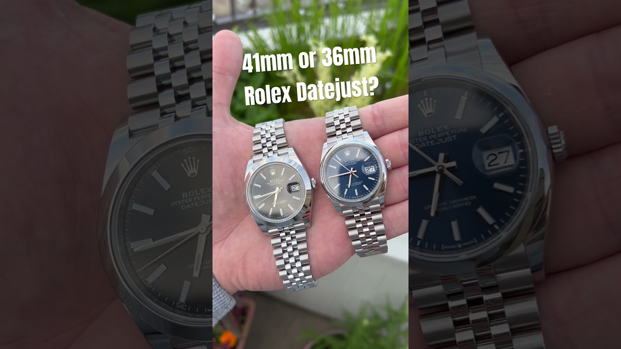 41mm or 36mm Rolex Datejust?