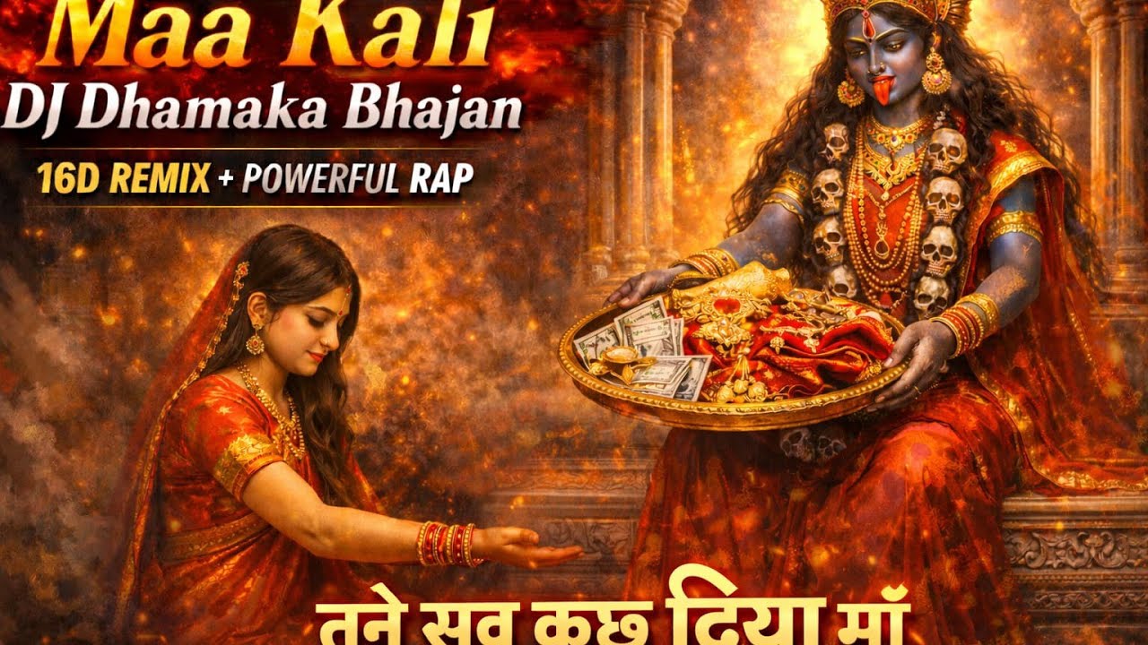 तूने सब कुछ दिया माँ काली 🙏 | Maa Kali DJ Dhamaka Bhajan | 16D Remix + Rap | Heart Touching bhajan