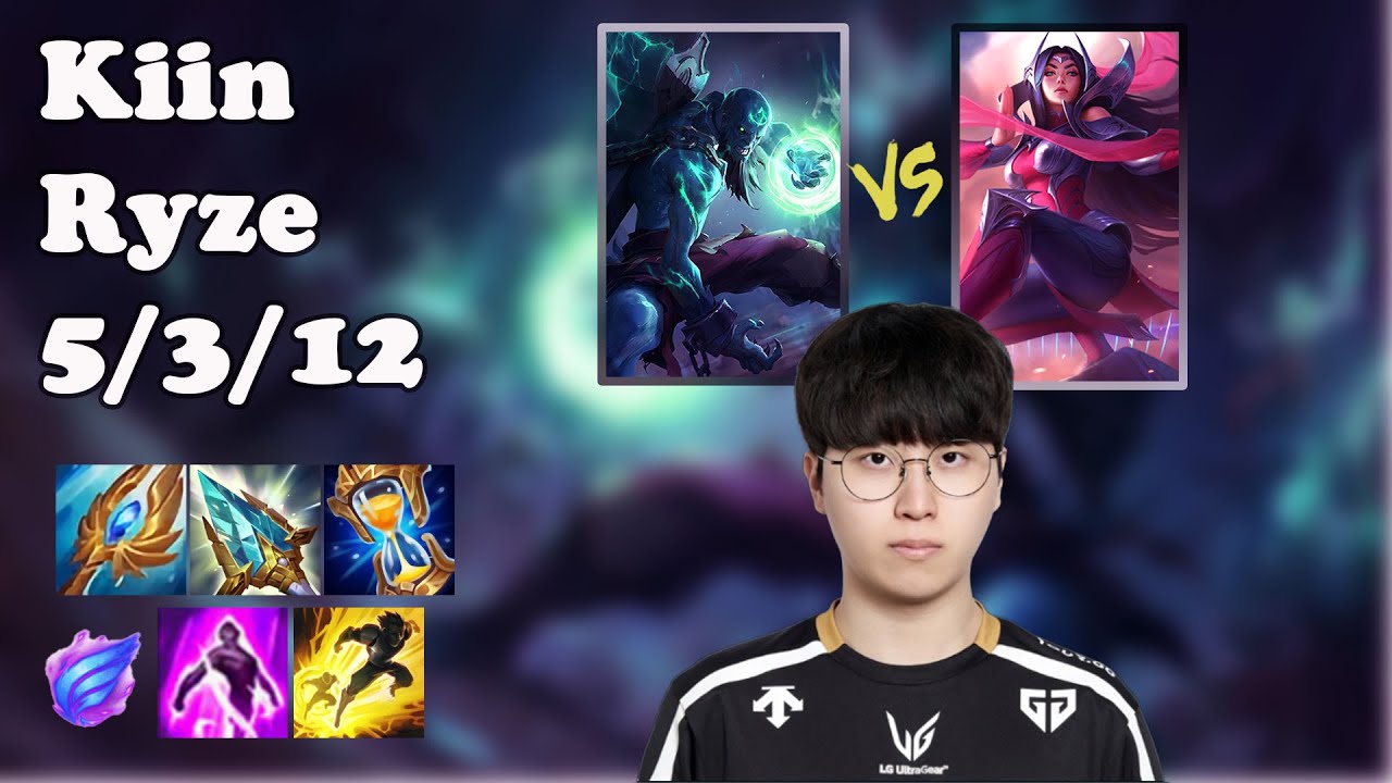 🔥 Kiin Ryze Top | Korea Challenger Solo Queue | Patch 25.08 | League of Legends 🔥