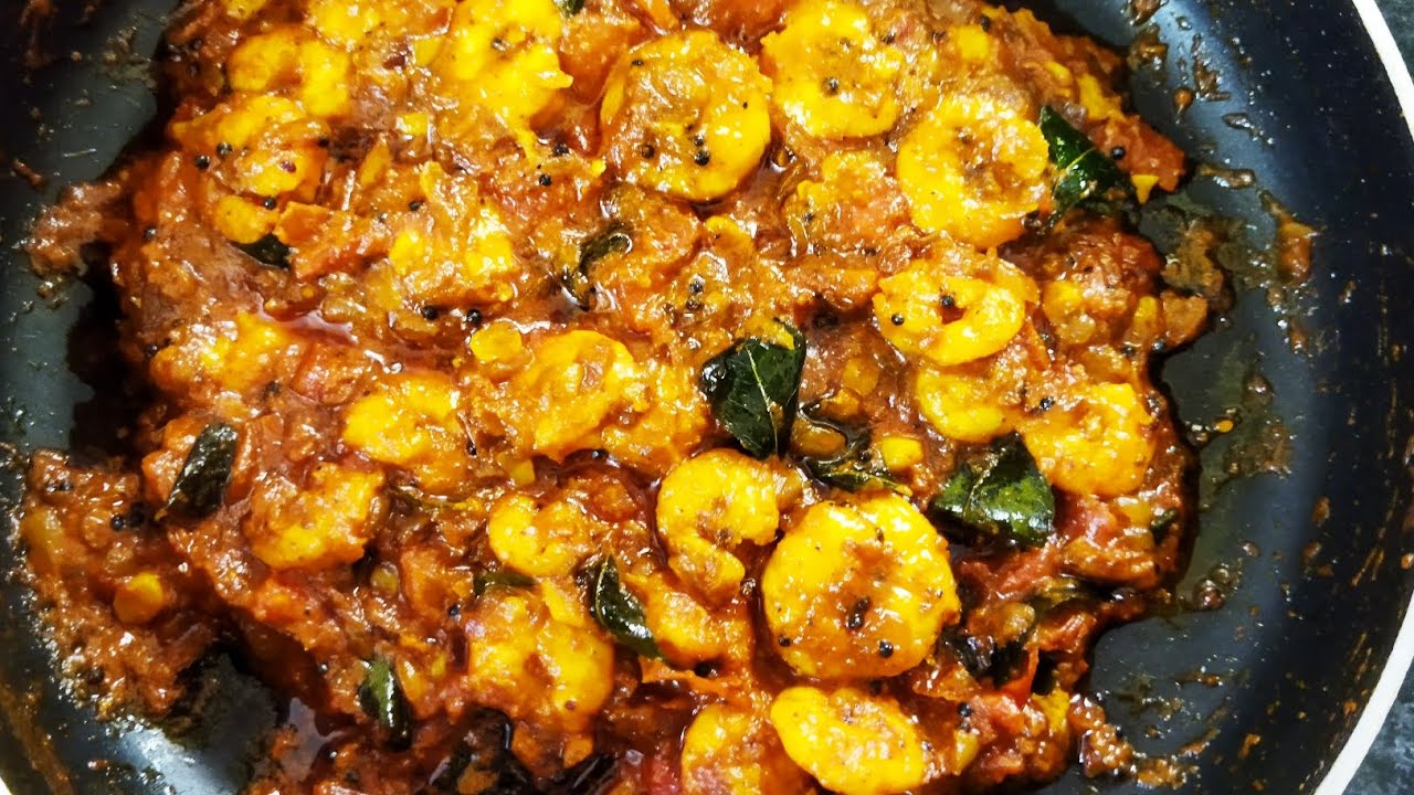 ചെമ്മീൻ റോസ്റ്റ് (chemmeen Roast) | Kerala style Prawns Roast | Thani nadan pachakam