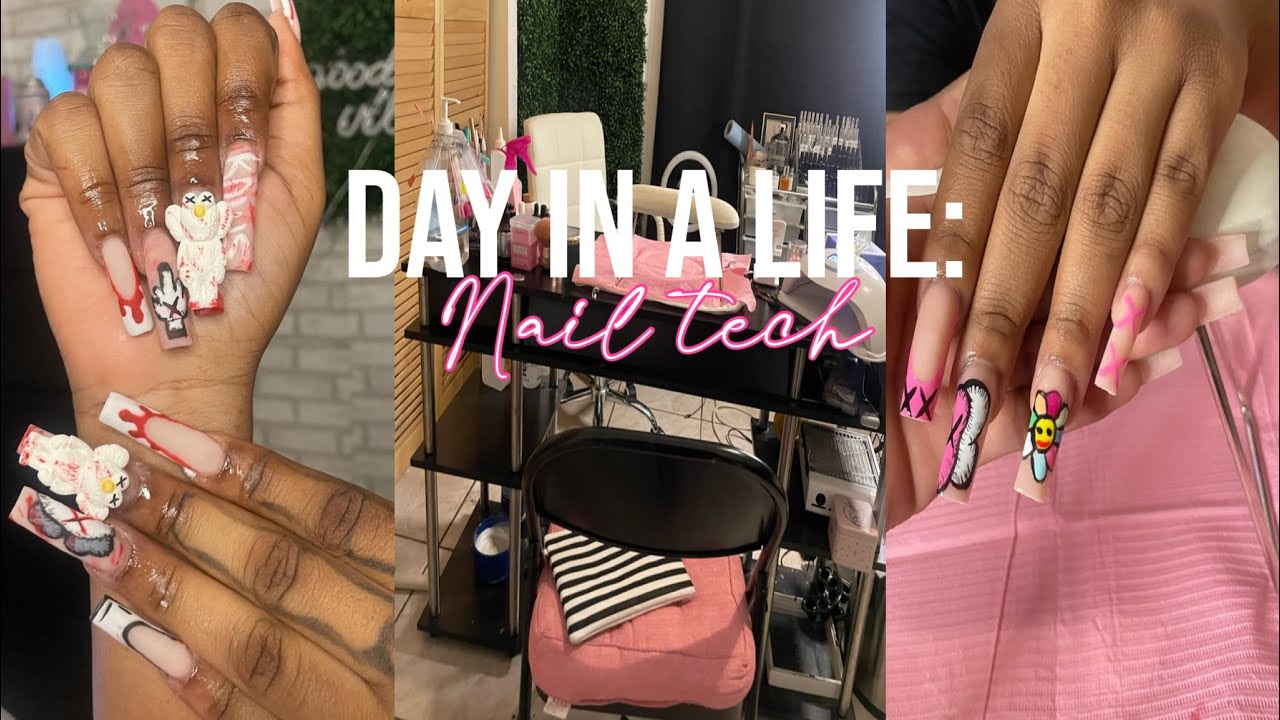 A Day in my life : Beginner nail tech