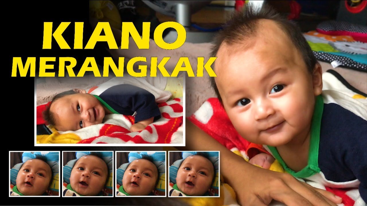 CHELZEA NAIL NGAJARI KIANO BELAJAR CARA MERANGKAK !!!