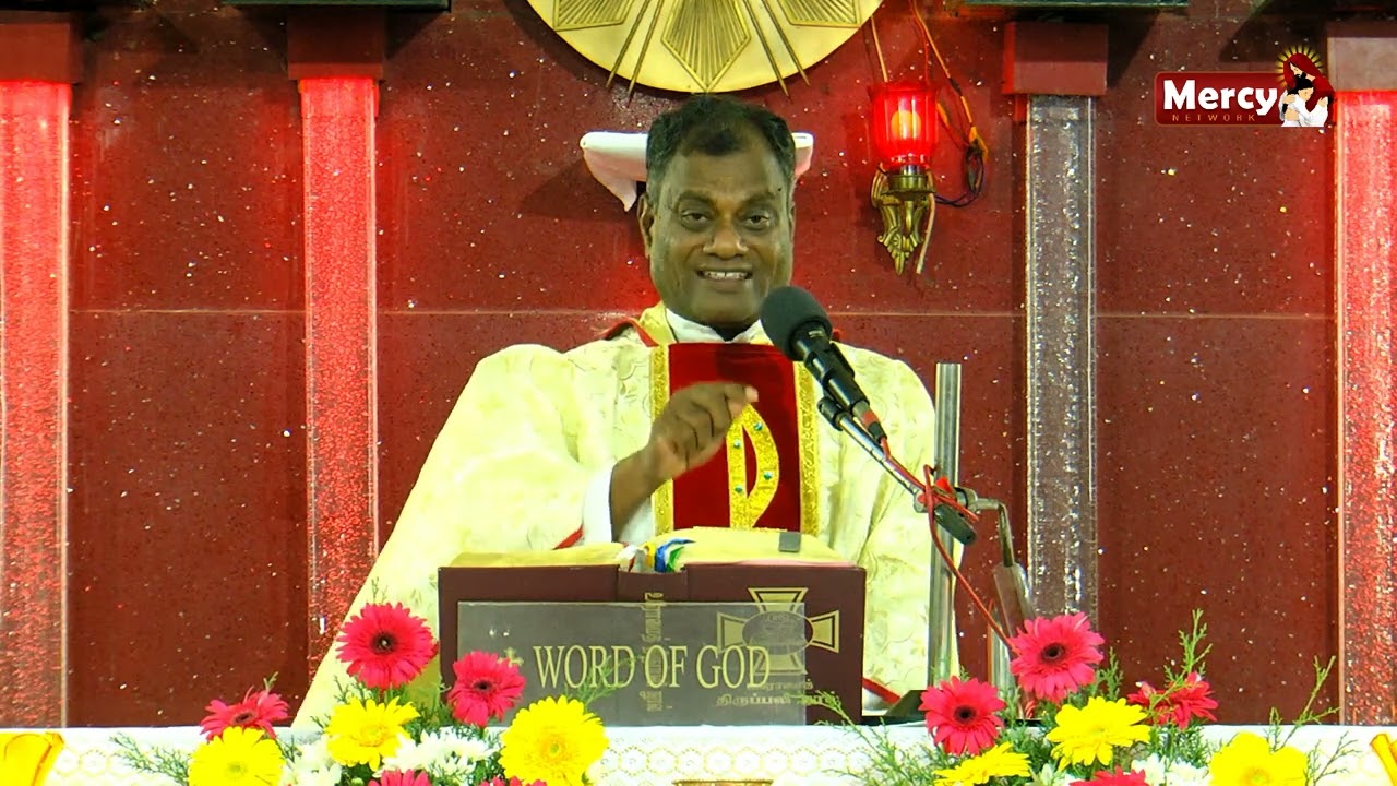 Tamil Sermon | Rev. Fr. S. Pitchaimuthu | Tindivanam Our Lady of Seven Dolors Church | Mercy TV