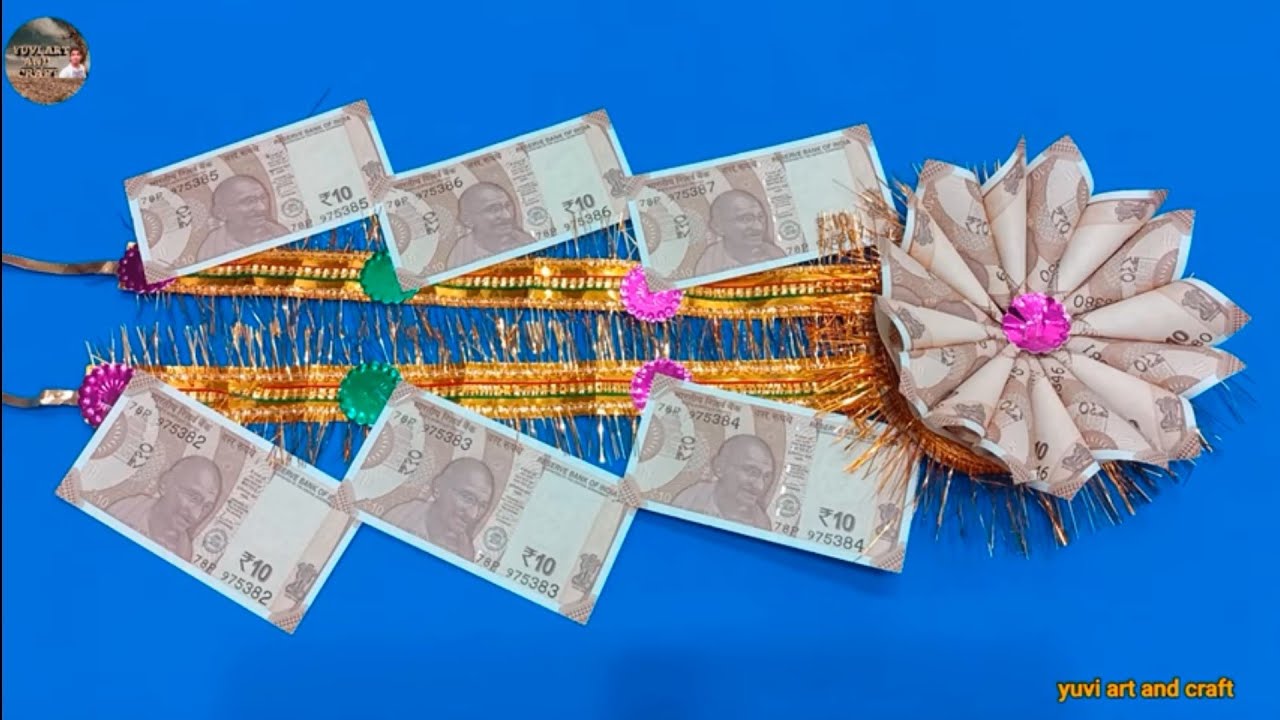 Total money in this Design 150 rupees || Note mala design 😊