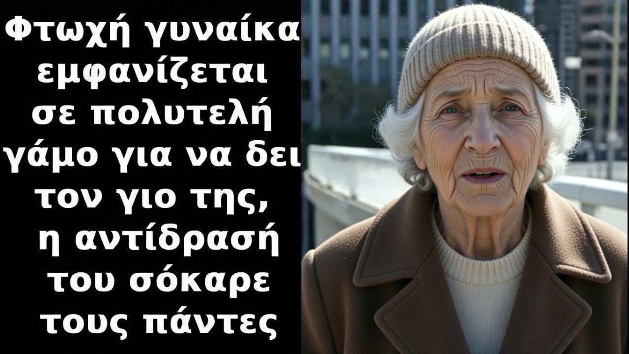 Φτωχή μητέρα πήγε σε πολυτελή γάμο να δει τον γιο της — η αντίδρασή του ΣΟΚΑΡΕ