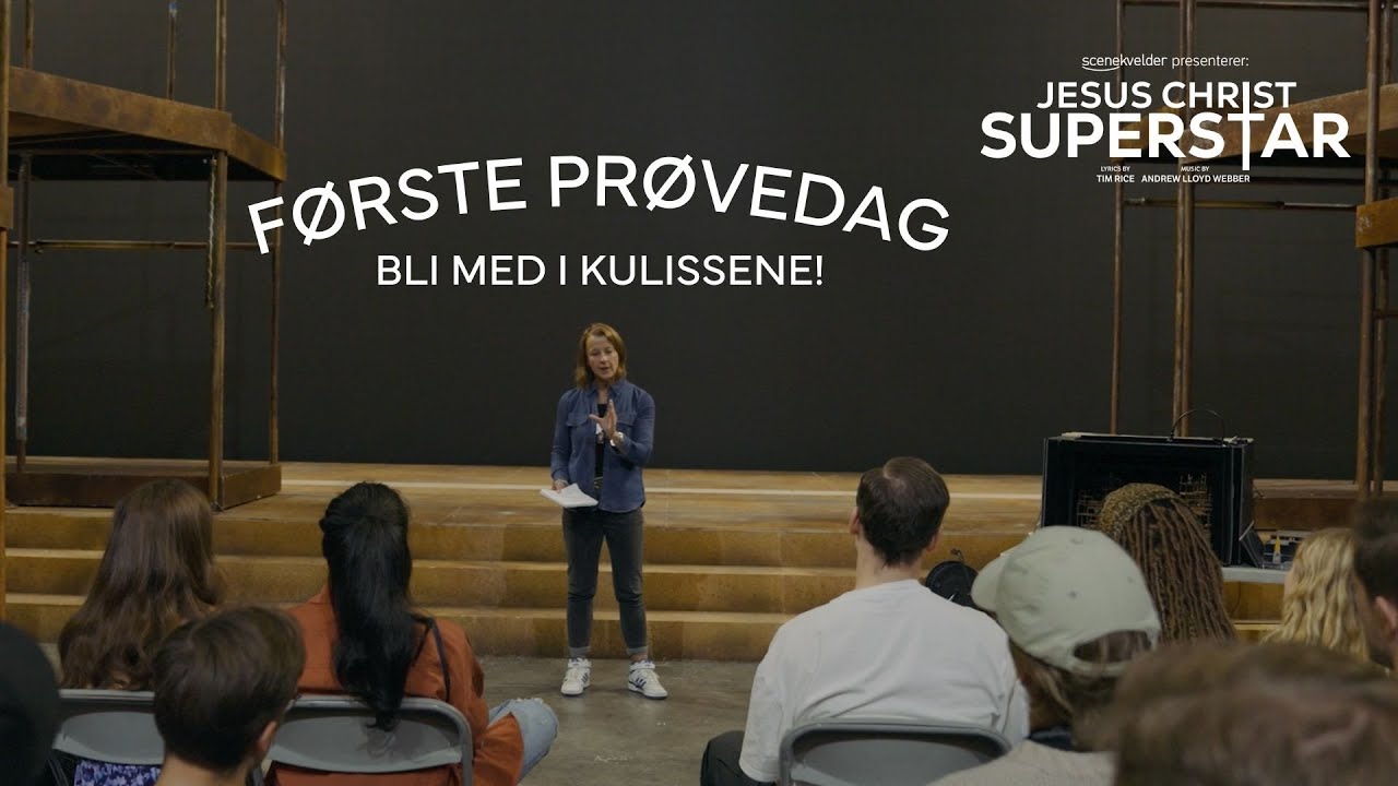 Bli med i kulissene p&aring; f&oslash;rste pr&oslash;vedag I Jesus Christ Superstar
