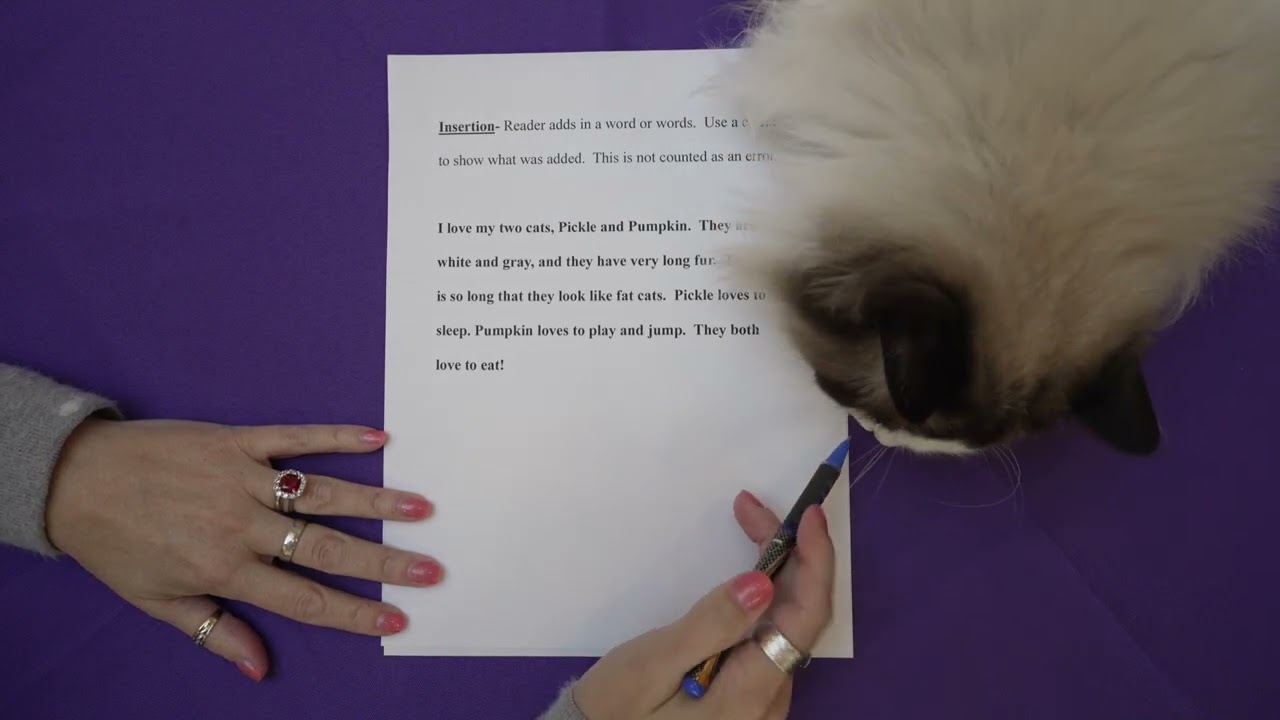 Oral Reading Fluency (ORF) Reading Assessments: Part 1 Recording student responses