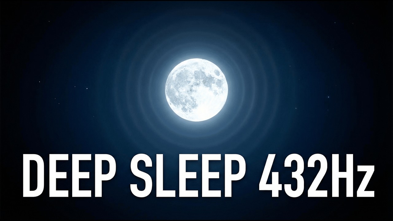 432Hz Deep Sleep Meditation Music for Anxiety Relief – Calm Mind, No Talking