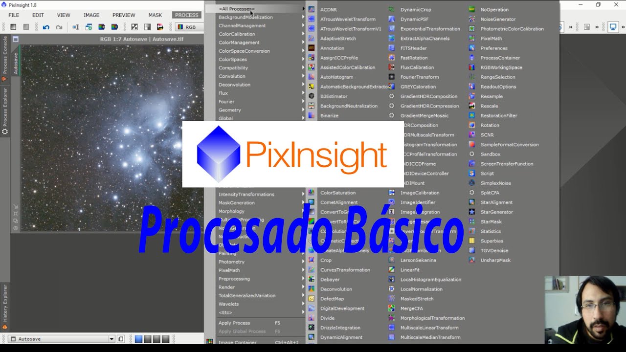 Procesado Basico PixInsight (Astrofotografia)