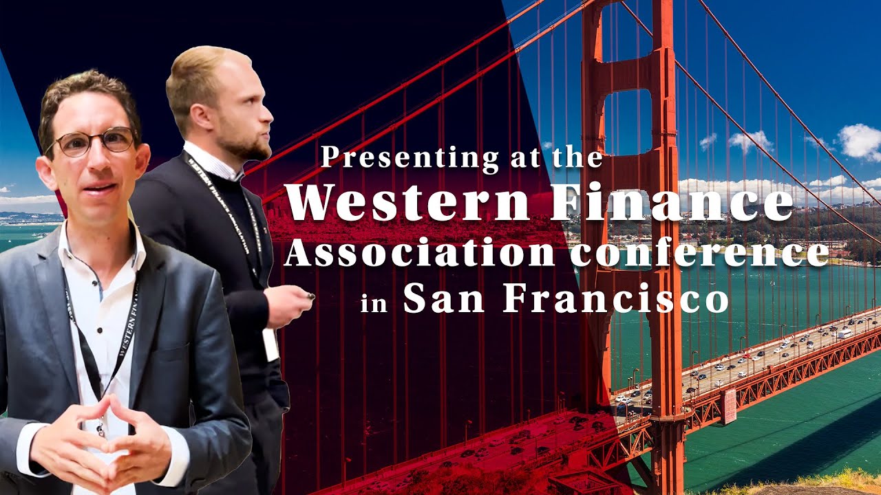 A one-minute glimpse into the Western Finance Association conference in San Fransisco
