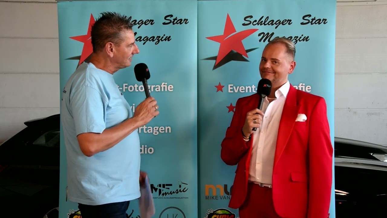 Interview mit Dirk Leandro beim Sommerfest Kiosk am Kreisel 10.8.24
