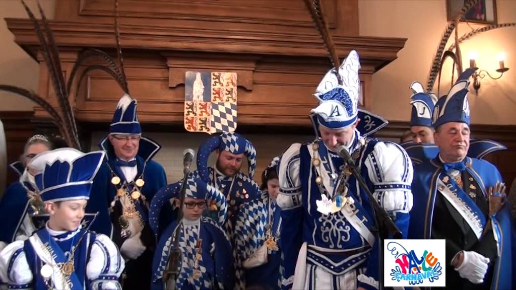 Carnaval Halle 2016 speech prinsenpaar stadhuis