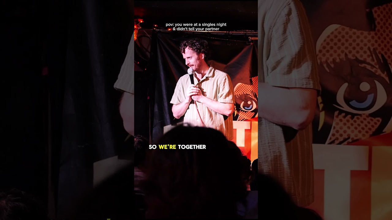 Didn't tell your partner #singles #comedy #fun #comedy #laugh #dublin #show #date #tinder #partner
