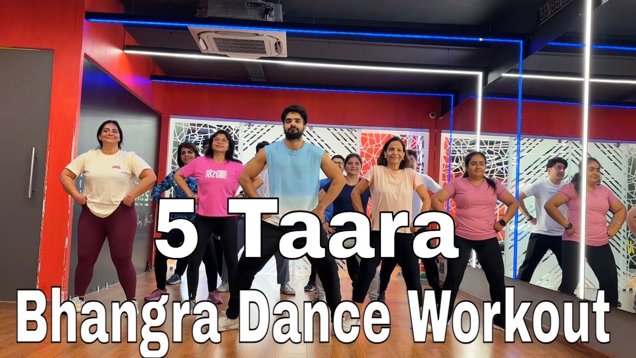 5 Taara Diljit Dosanjh | Bhangra Workout at Home | Bhangra Fit