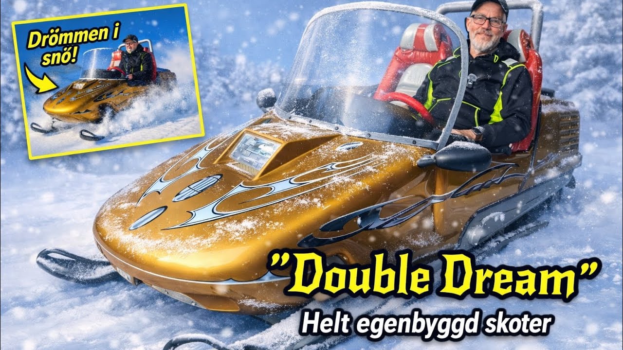 Det här är Norrlands mest unika snöskoter! och den är byggd av Rune