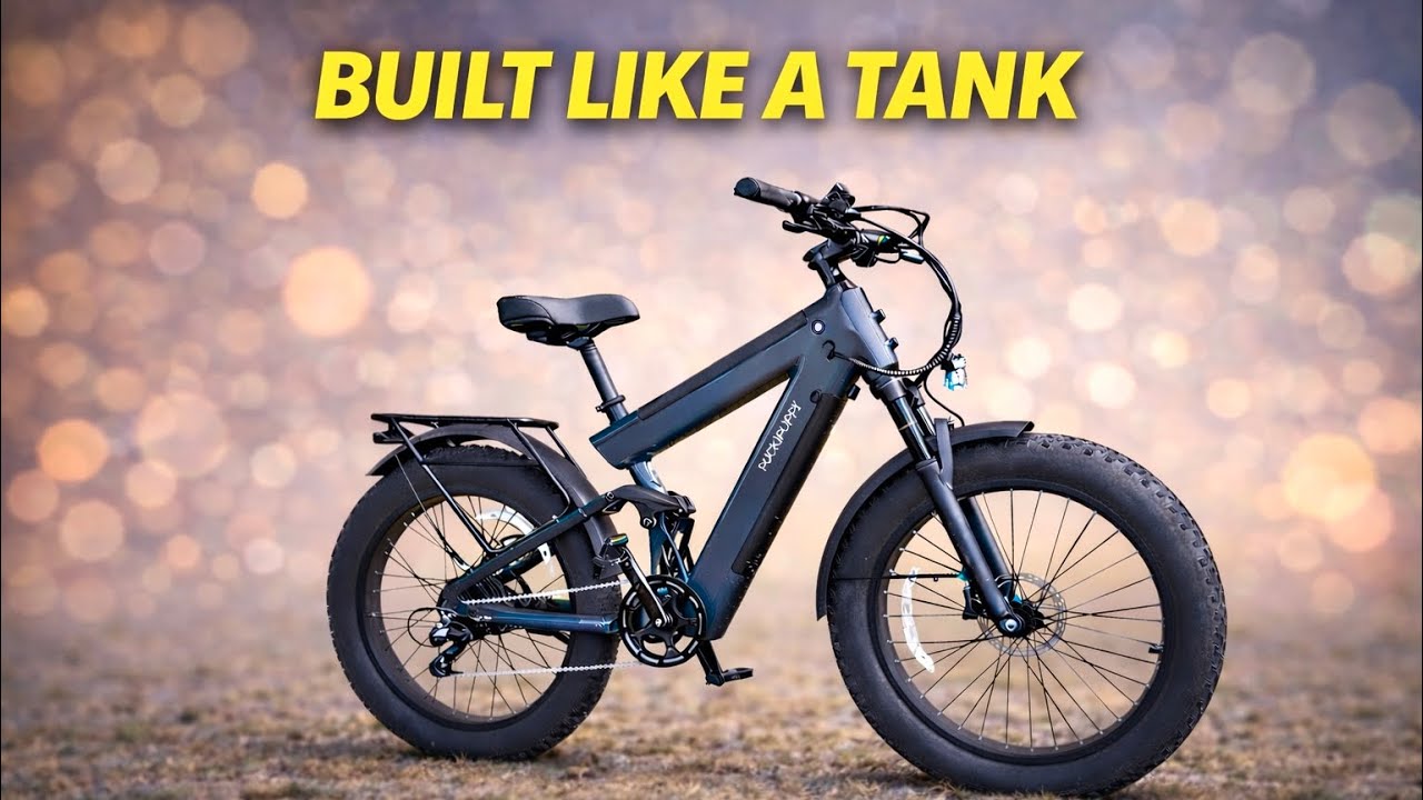 Этот внедорожный электровелосипед может проехать до 130 миль | PuckiPuppy BULLDOG PRO #ebike #ele...