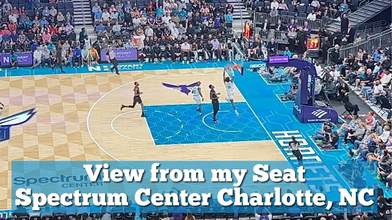 Spectrum Center Seat View of Section 225 Row A Seat 19 Charlotte Hornets Game - See Views from Seats