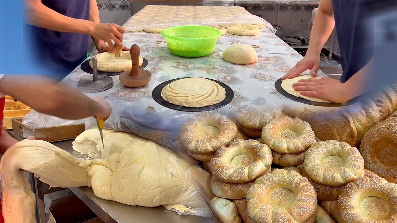 Золотой хлеб (нан) в Ташкенте | Как испечь вкусный хлеб? | ТАШКЕНТ, УЗБЕКИСТАН
