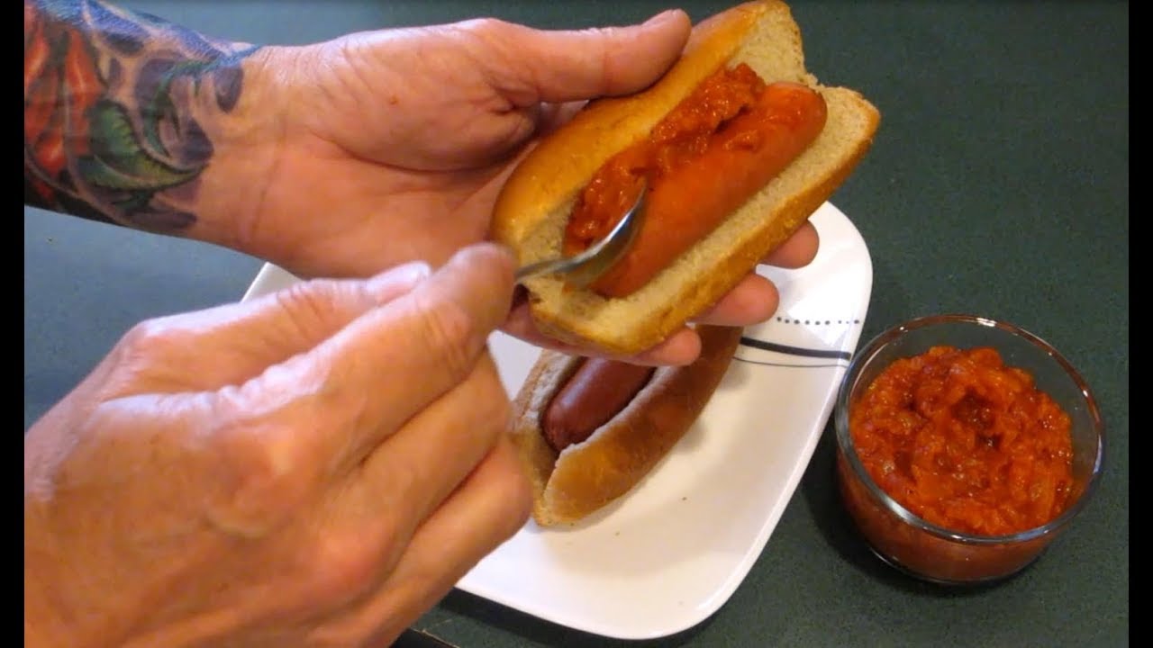 How to make those delicious onions for your hot-dog!