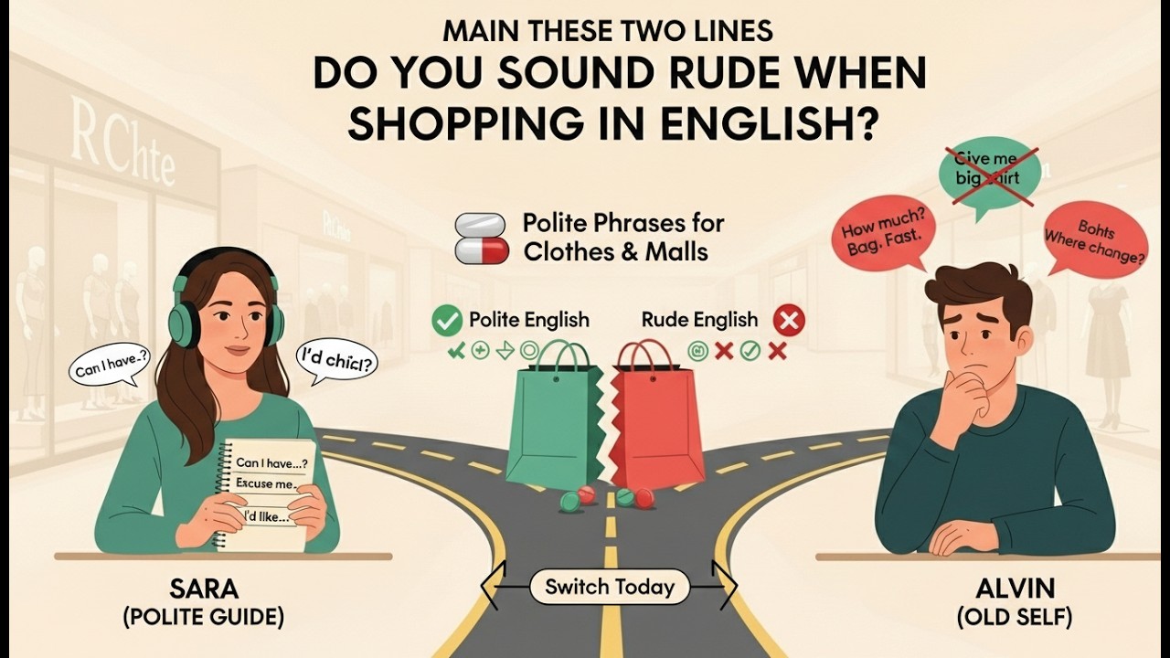 Do You Sound Rude When Shopping in English? Polite Phrases for Clothes & Malls