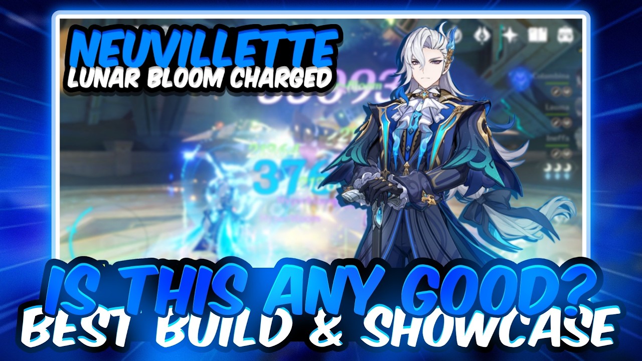 Updated Neuvillette Lunar Bloom Charged Team Of 2026 | After 6.3 Genshin Impact Update