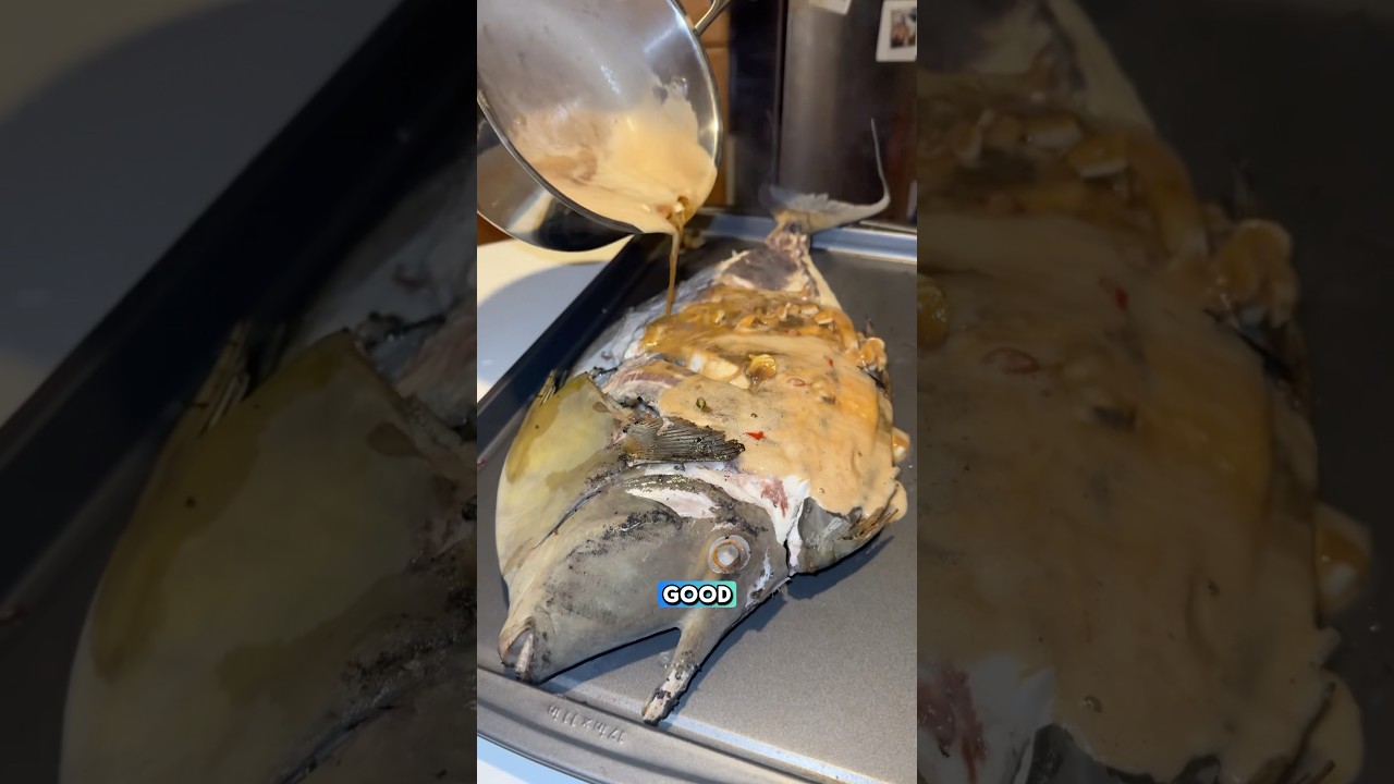 Cooking what I spear #spearfishing #catchandcook #kala #unicornfish
