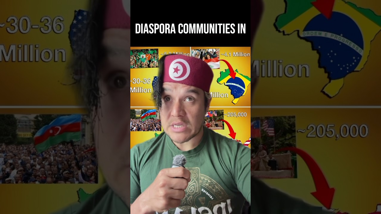 Diaspora communities that outnumber their mother lands ￼