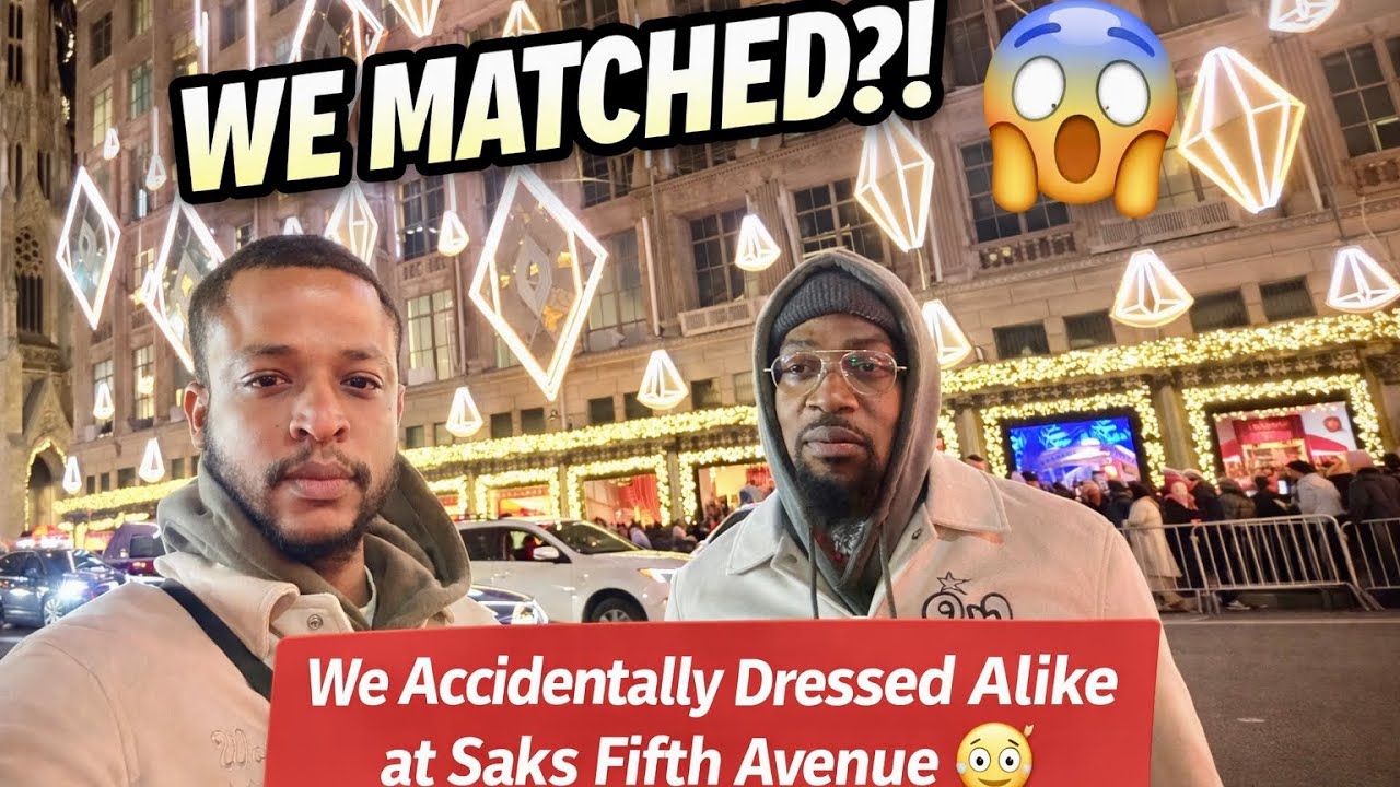 Мы случайно оделись одинаково в Saks Fifth Avenue 😳