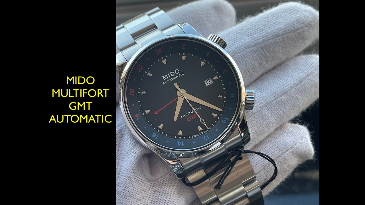 Mido Multifort Gmt Automatic M0059291105100 Watch | Review Valjoux Relogios