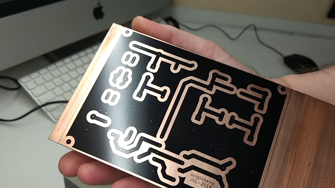 Laminadora para PCB - placa de circuito impresso caseira