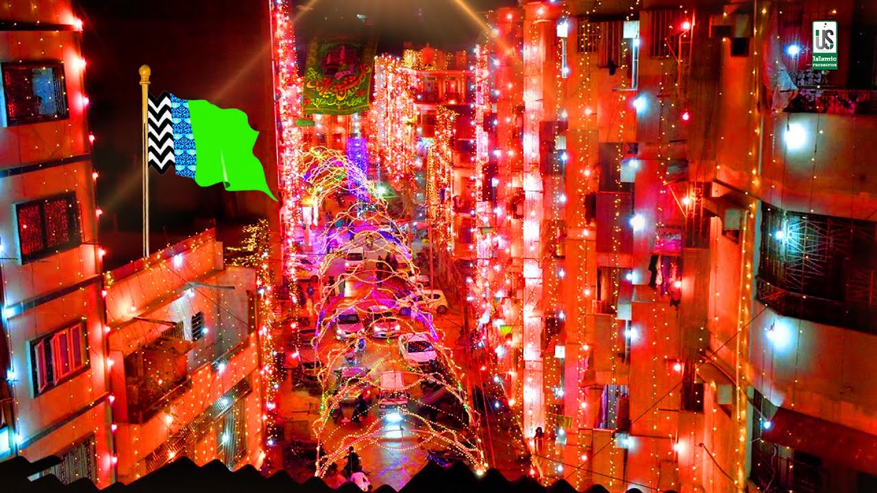 Rabi-Ul-Awal Naat 2021 - Eid Milad-ul-Nabi naat 2021 | Naat rabi ul awal 2021 street decoraction
