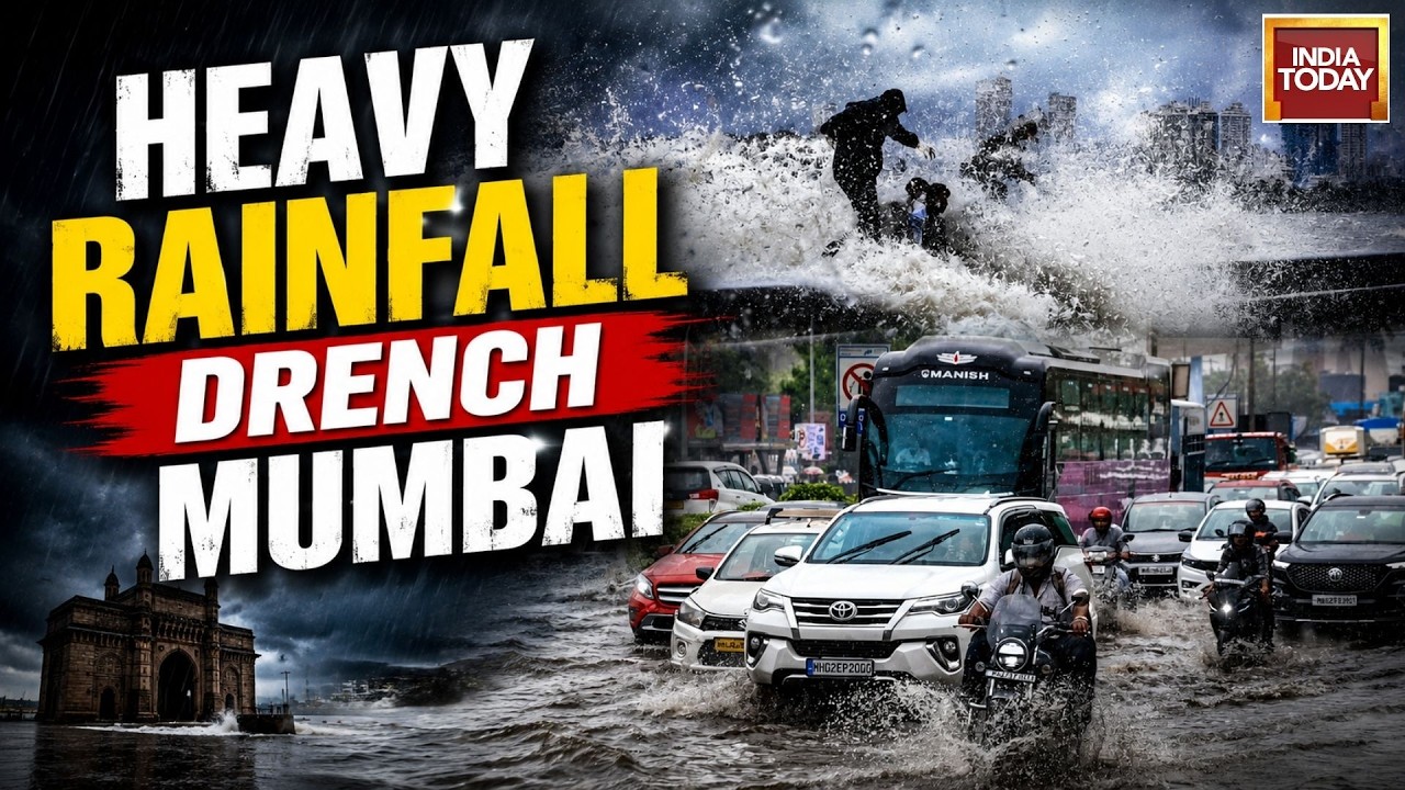 Mumbai Rains News | Heavy Mumbai Rains: Grey Clouds Take Over the City Sky | India Today