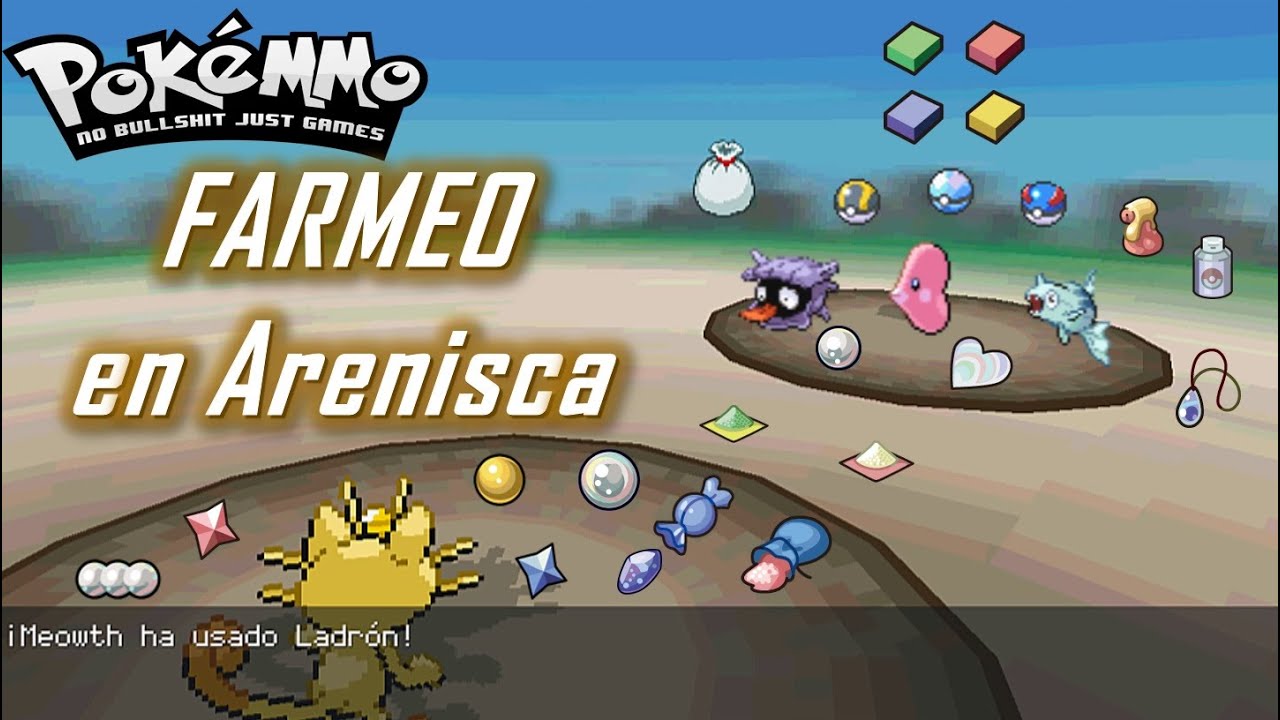 Farmeo en Arenisca PokeMMO