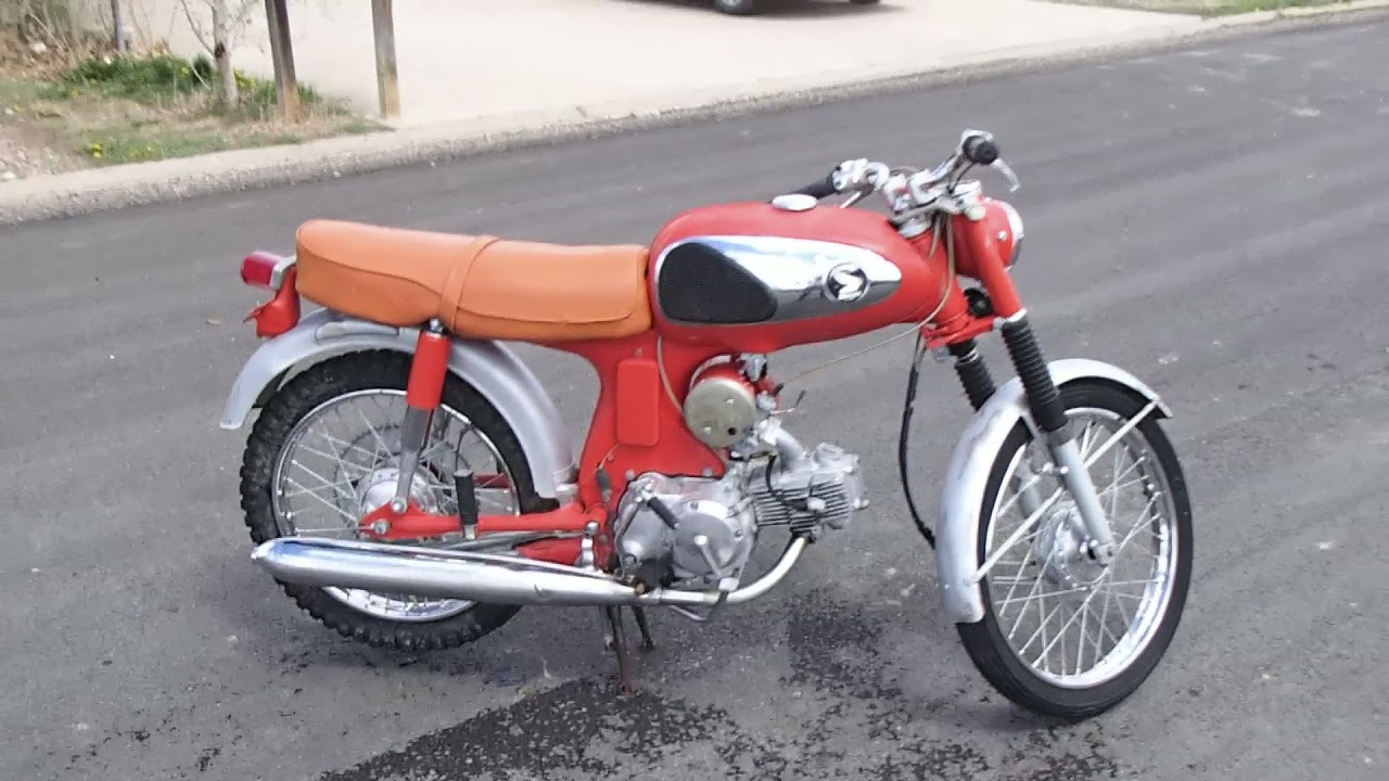 1966 honda s90 - loma - before & after
