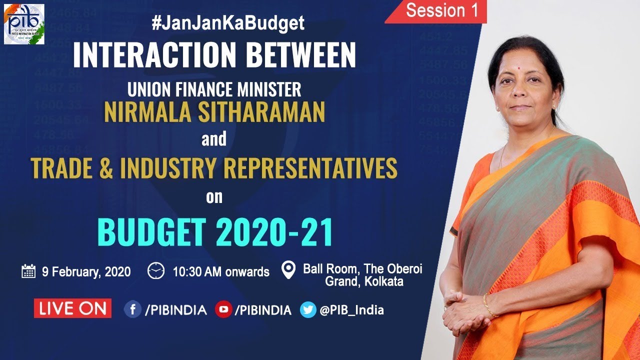 Union Finance Minister Nirmala Sitharaman interaction with Trade and Industry Representatives