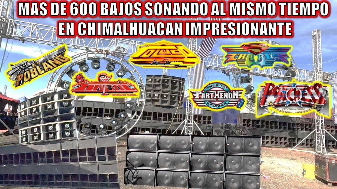INMENSAS TURBULENCIAS🌀de BAJOS😱en UN SOLO LUGAR PEREGRINACIÓN SONIDERA🔊CHIMALHUACÁN 2024
