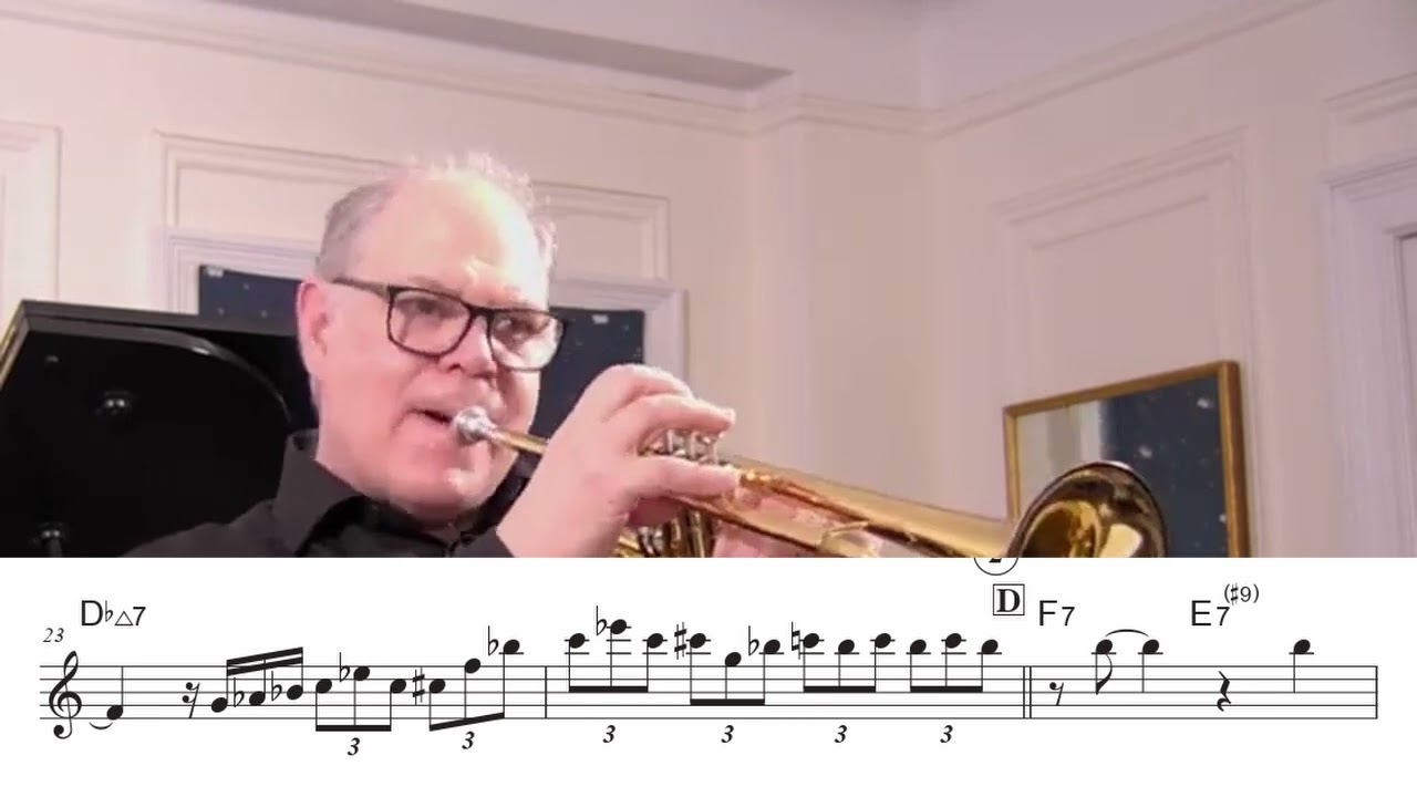【Fee-Fi-Fo-Fum】Alex Norris Trumpet solo(Transcription)inB♭