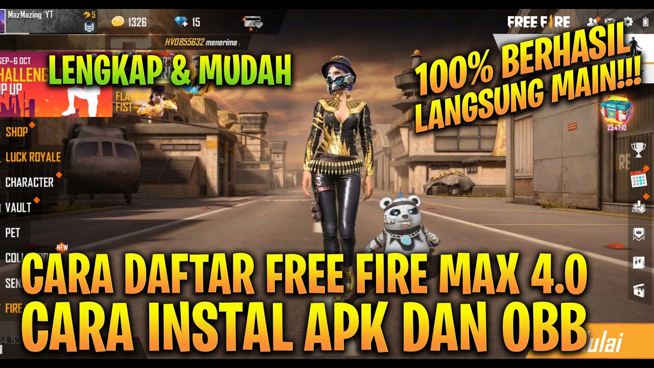 FF MAX KAPAN RILIS DI INDO? CARA DAFTAR DAN DOWNL0AD FREE FIRE MAX 4.0 TERBARU 2020
