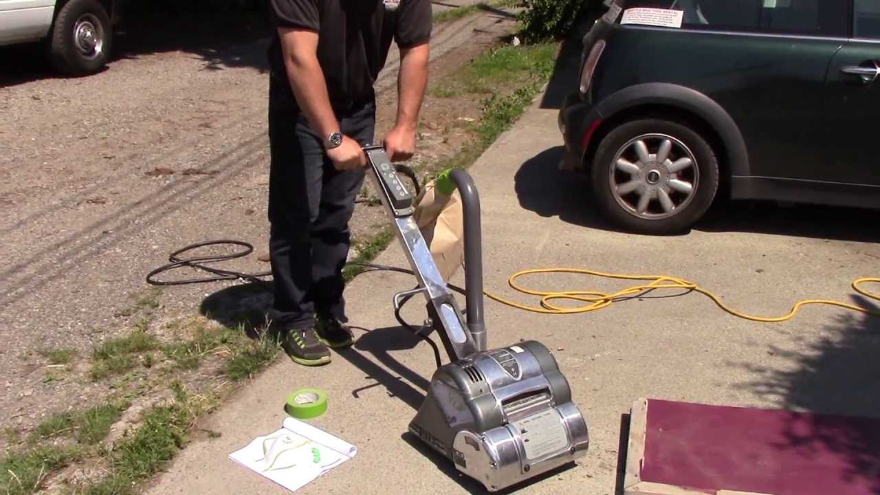 Floor Drum Sander | Variable Speed | Discussion of the HT8-1