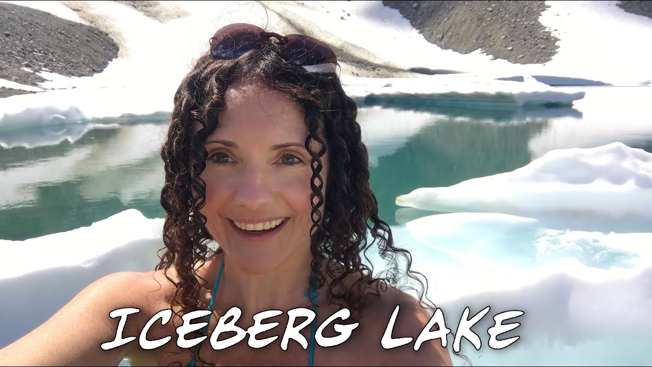 ICEBERG LAKE ❄️ Swimming in the ice-cold lake ❄️ Whistler, BC