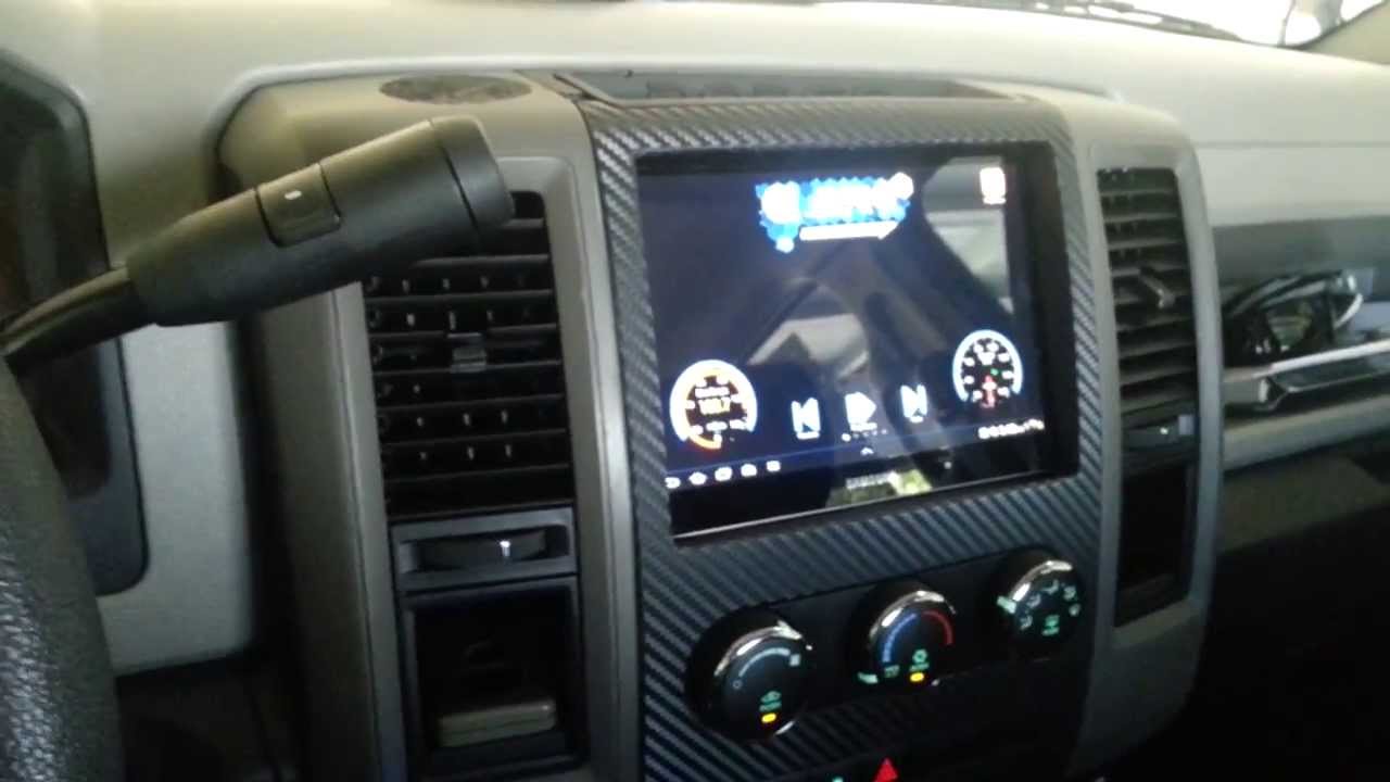 Galaxy Tab in Truck 2012 Dodge RAM