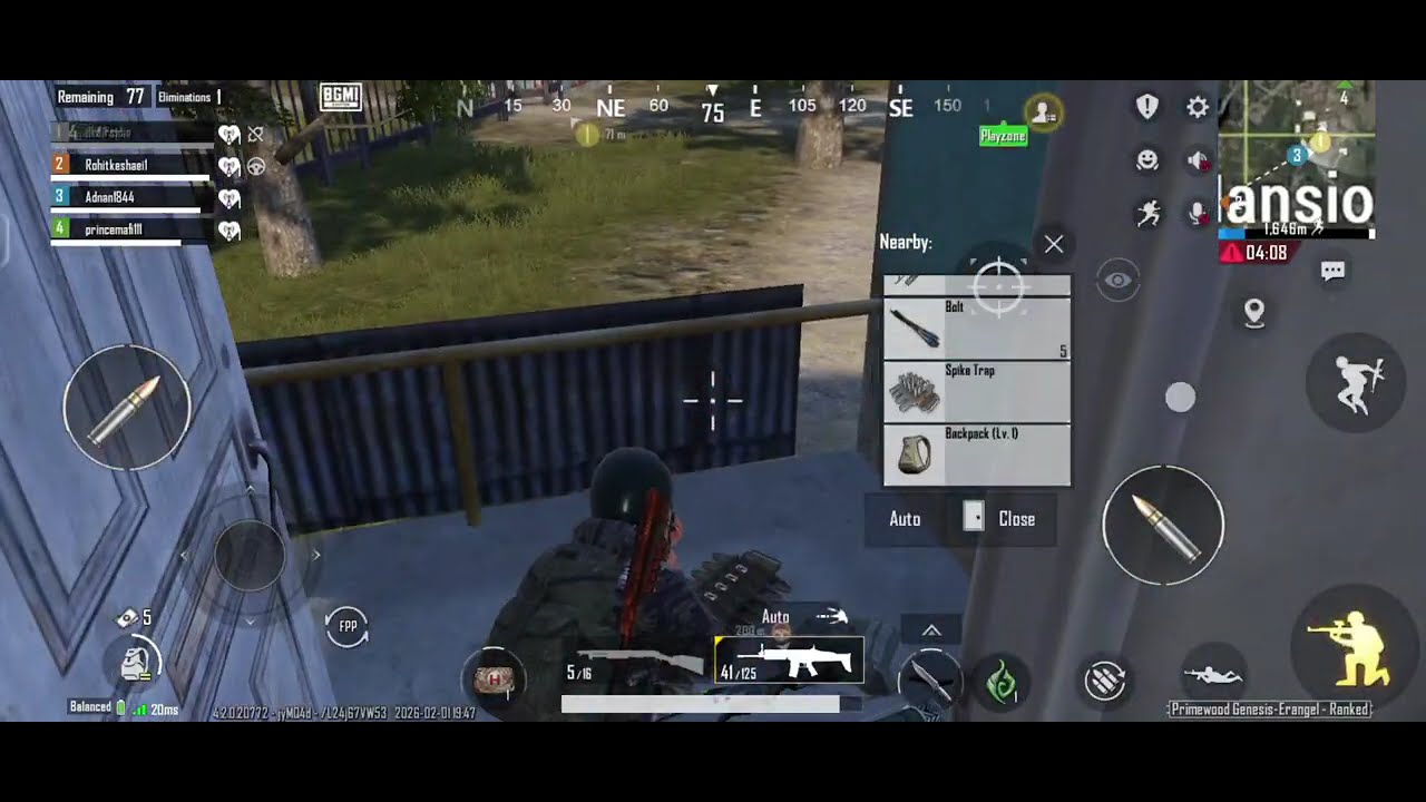1st time battle ground game play in 2026