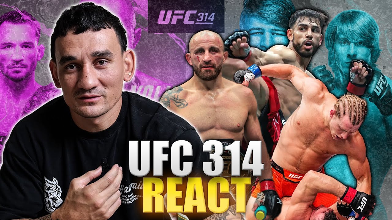 Max Holloway REACTS to UFC 314 Volkanovski vs Lopes