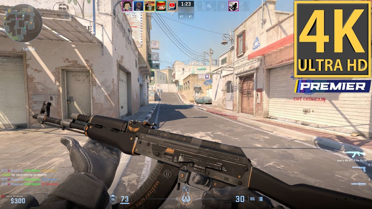 Counter Strike 2 Gameplay 4K (No Commentary) Ranked Premier #71.