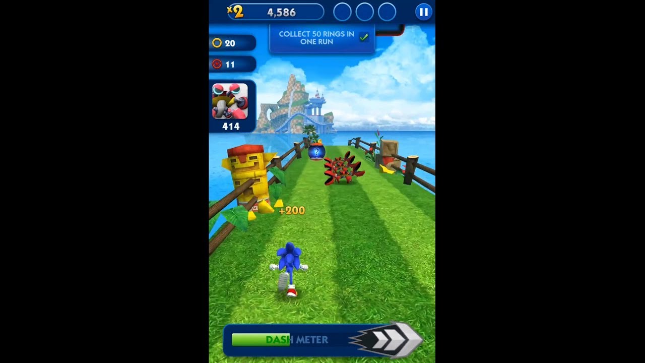 Sonic Dash - Seaside Hill Zone