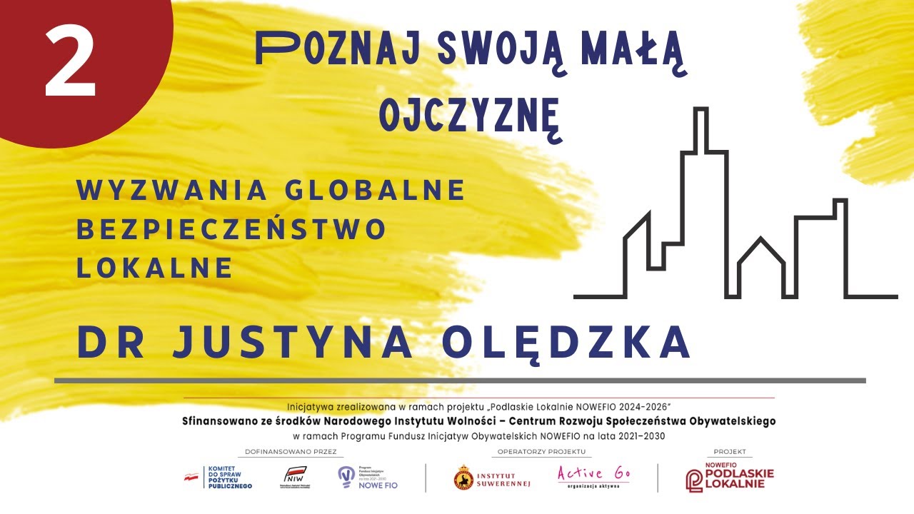 Wyzwania globalne bezpieczeństwo lokalne - dr Justyna Olędzka