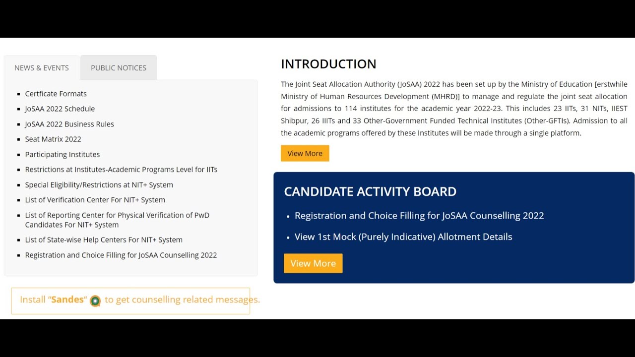 Josaa Councelling Mock Seat Allocation 1 RELEASED. #josaa2022 #jeemains #jeep #jeeadvanced