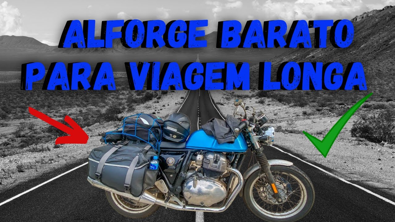 Dica de Alforge e Mochila Baú para Viagem na Royal Enfield Continental GT 650