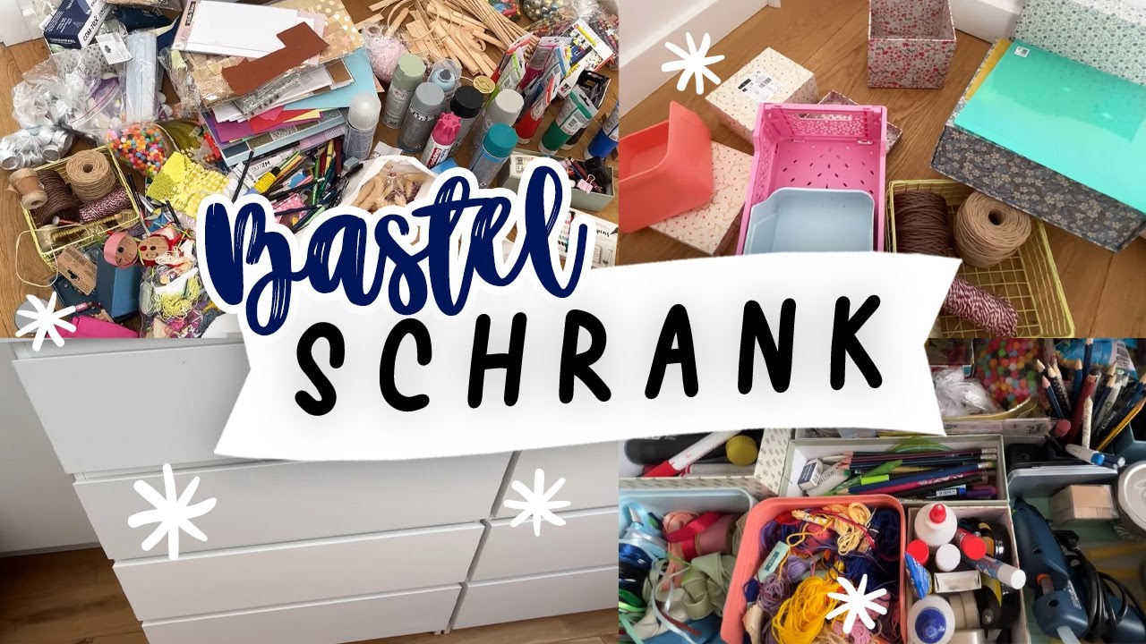Ordnung & Organisation von DIY-Material und Werkzeug im Bastelschrank | TRYTRYTRY