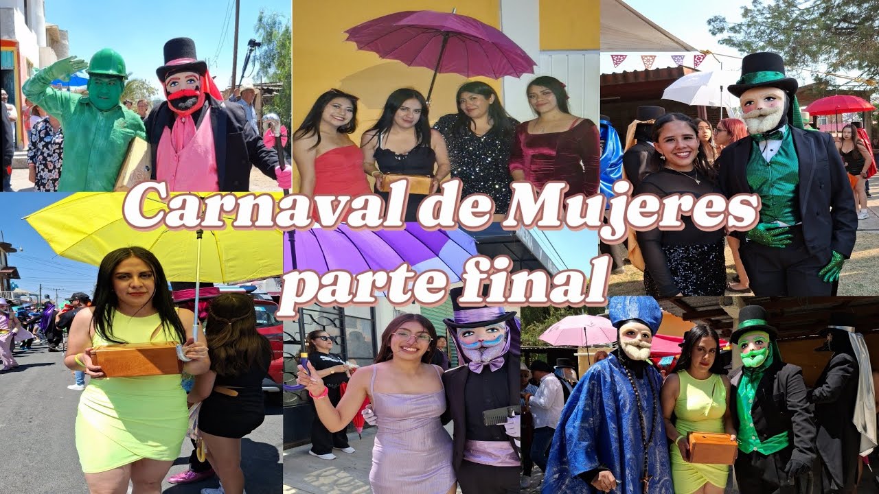 Carnaval de Mujeres 2025 Santa Isabel Ixtapan EDO.MEX. ( Parte final y remate)